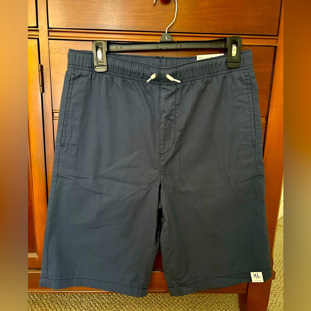 Boys Sonoma Navy Jogger Shorts Size XL 18/20 NWT!!!!